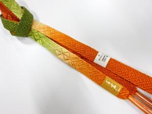 未使用品　正絹　手組帯締め